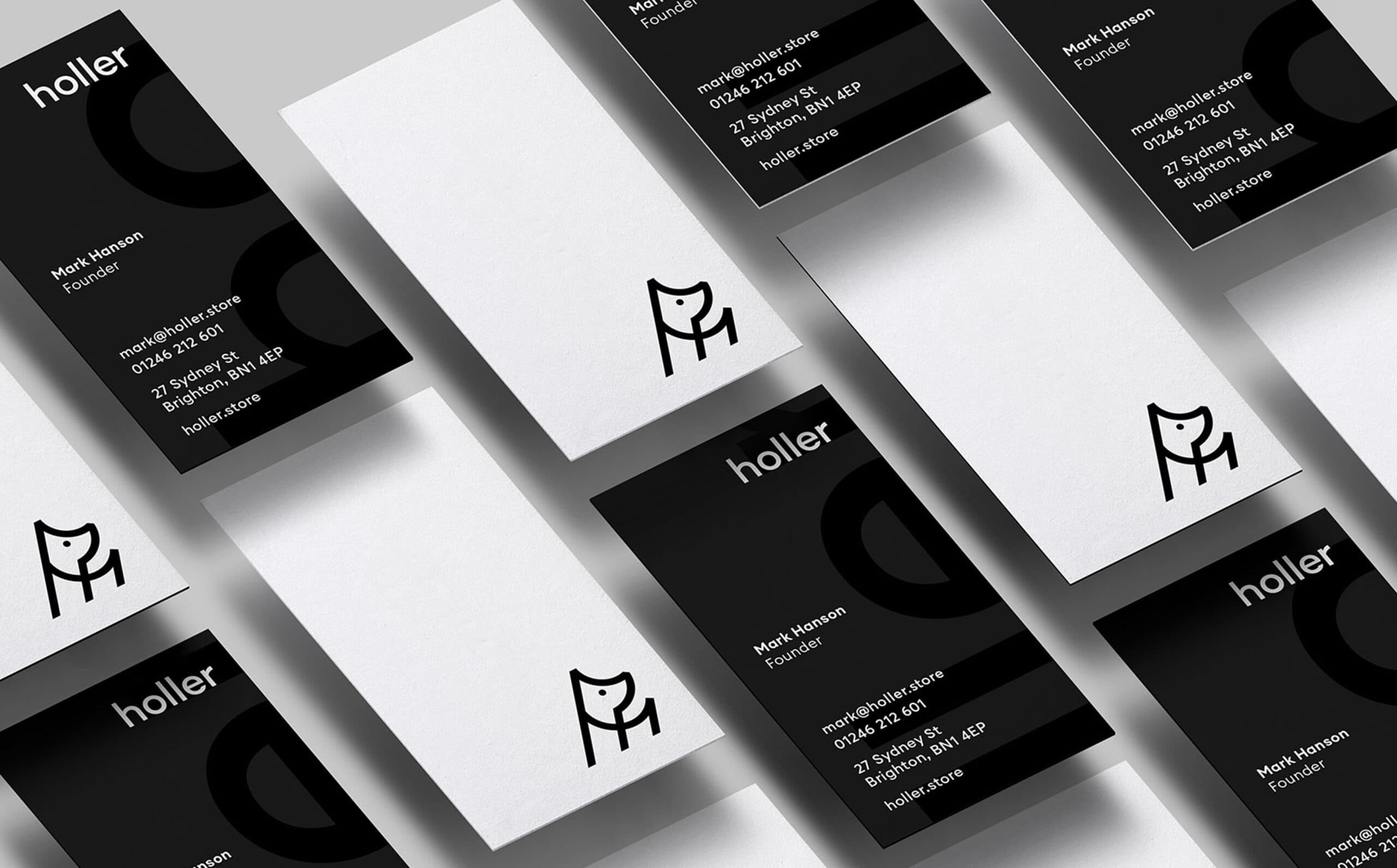 Holler Dog Boutique Business Cards