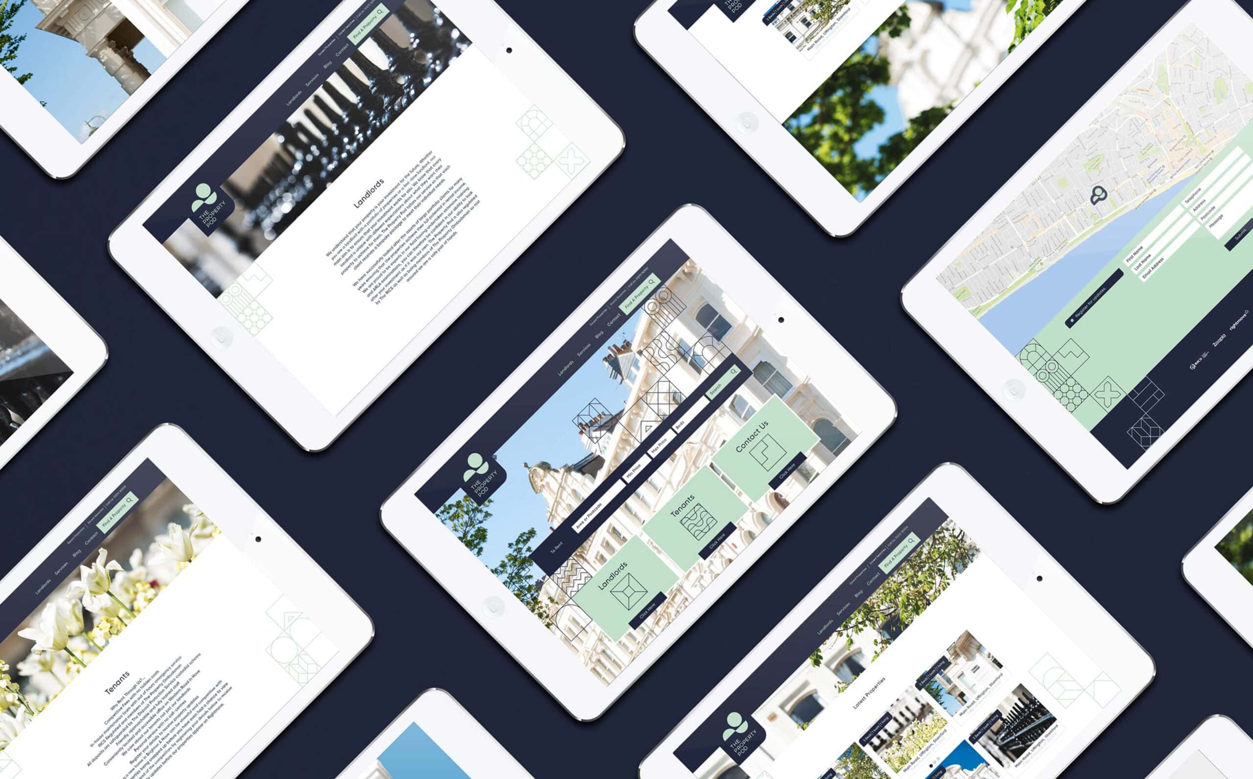 Property Pod Letting Agents Website Design