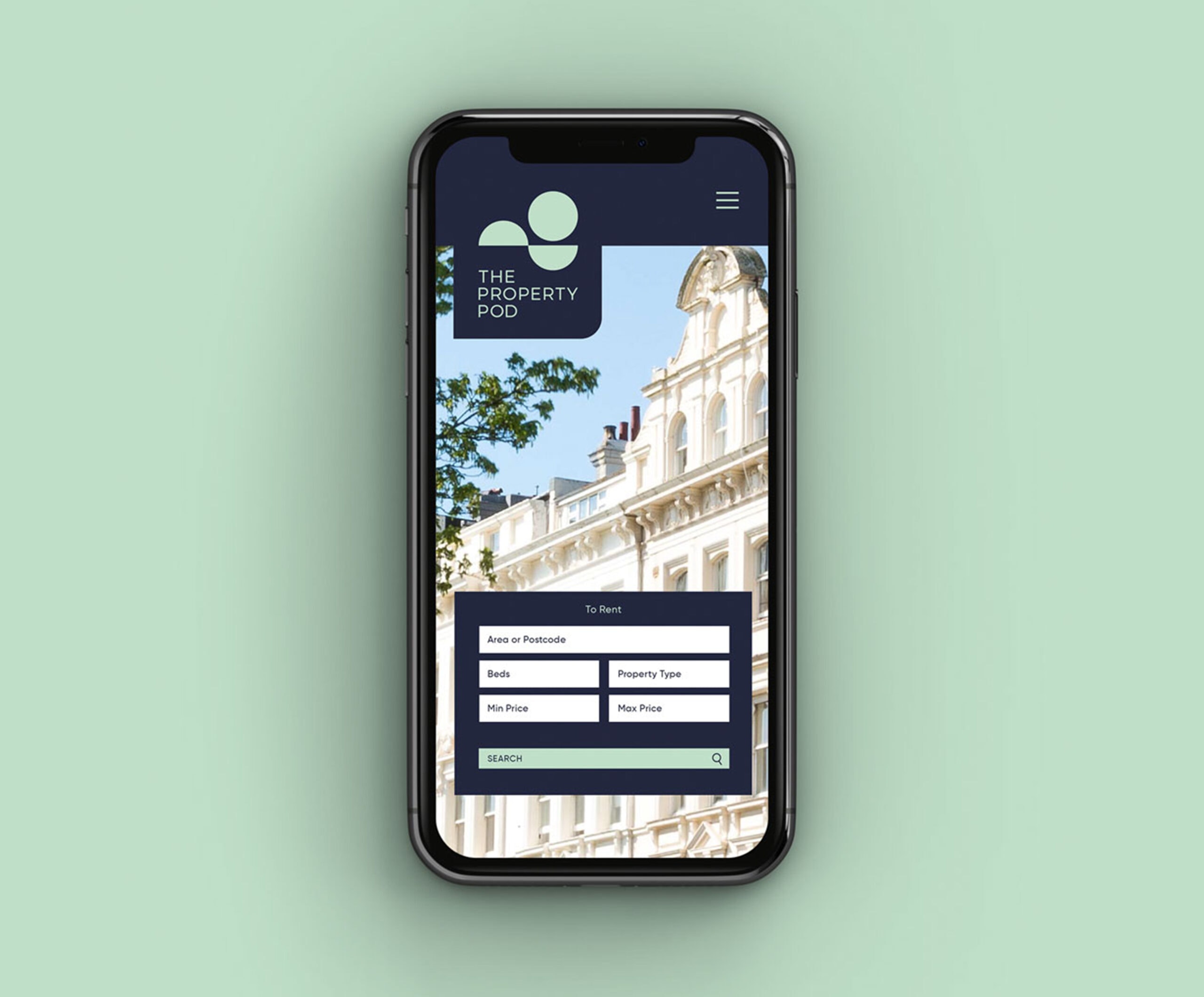 Property Pod Letting Agents Mobile Website Design
