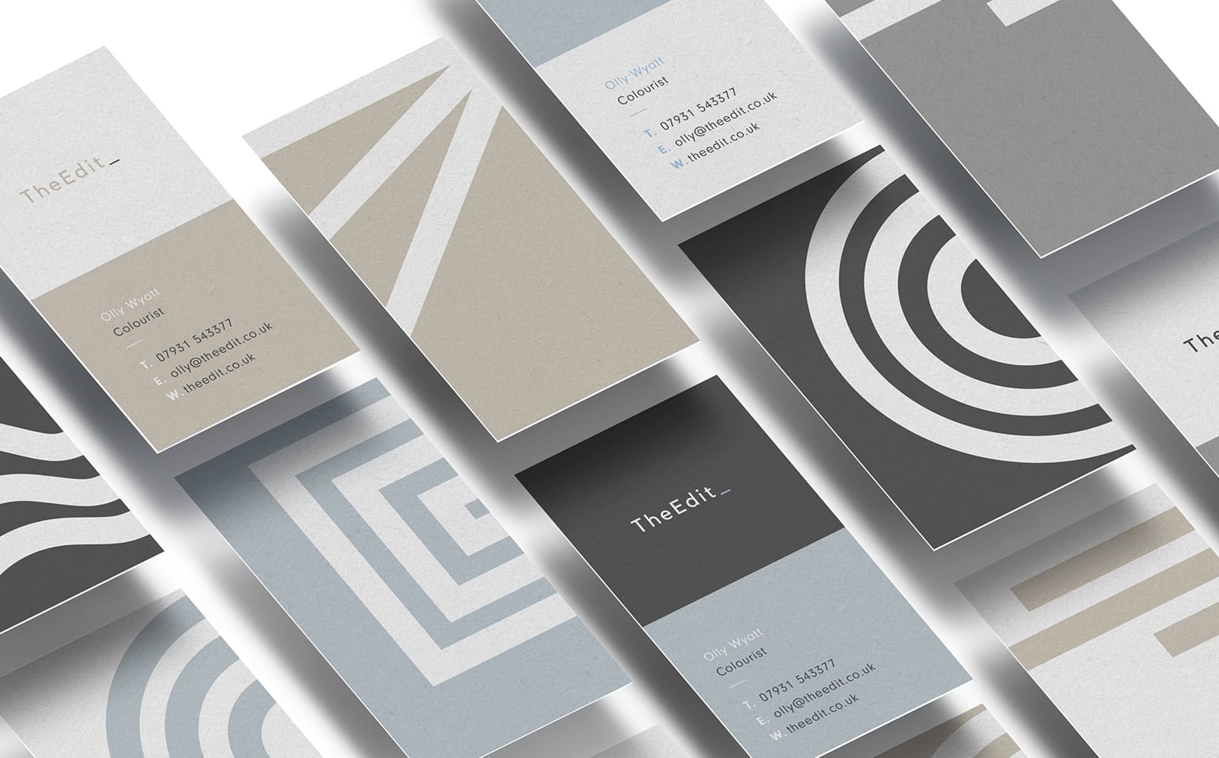 The Edit Post Production Business Cards