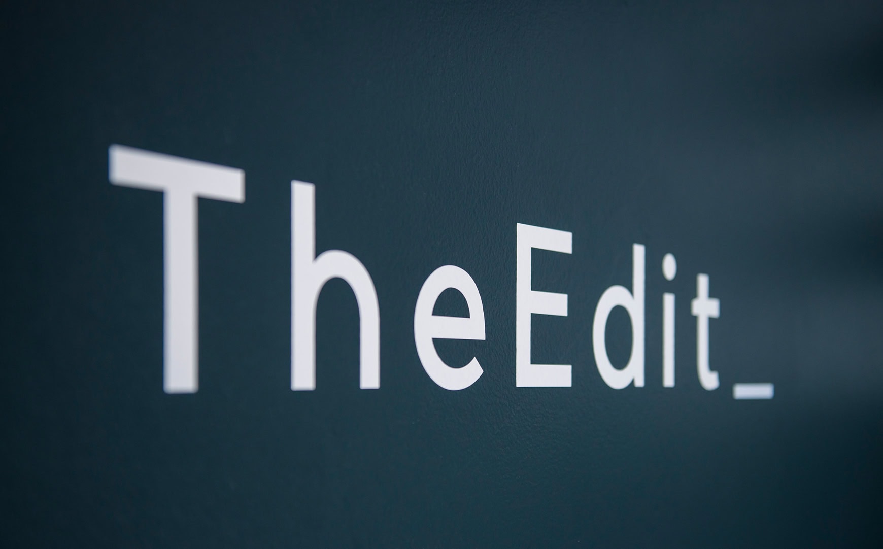 The Edit Post Production Logo Wall Graphic