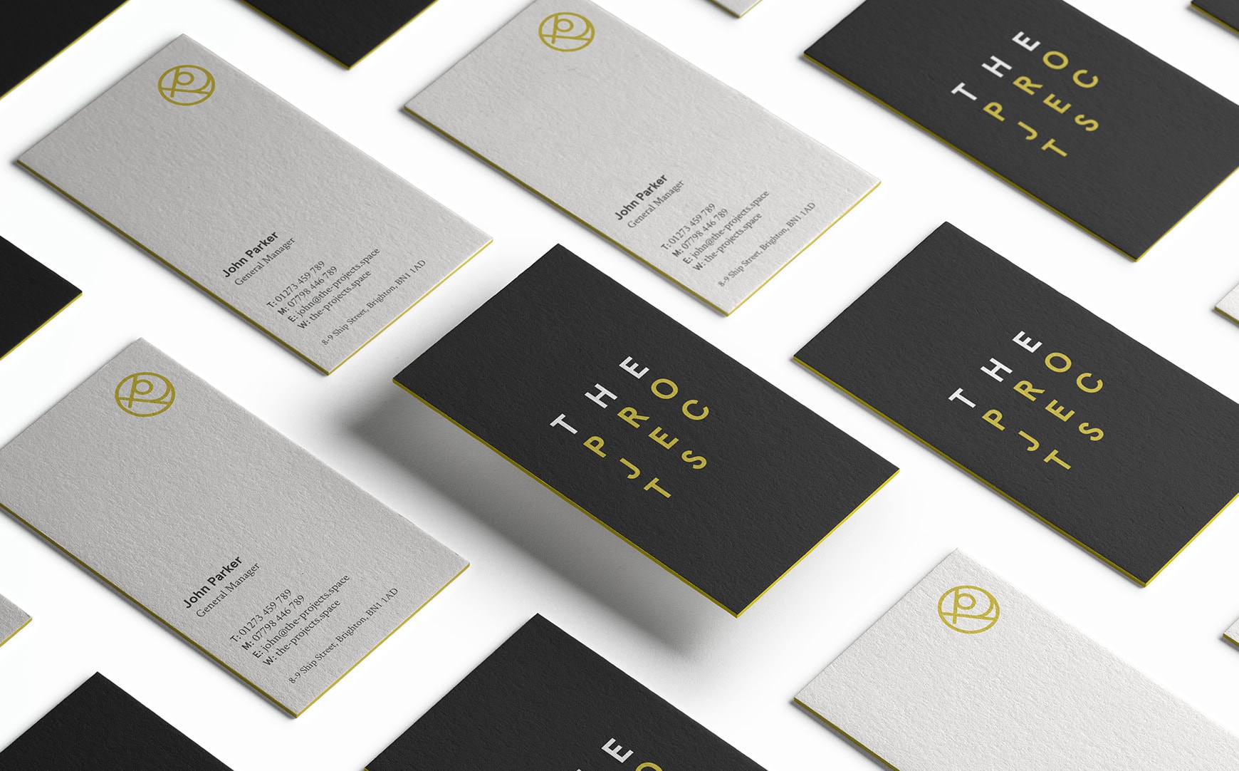 The Projects Co-Working Business Cards