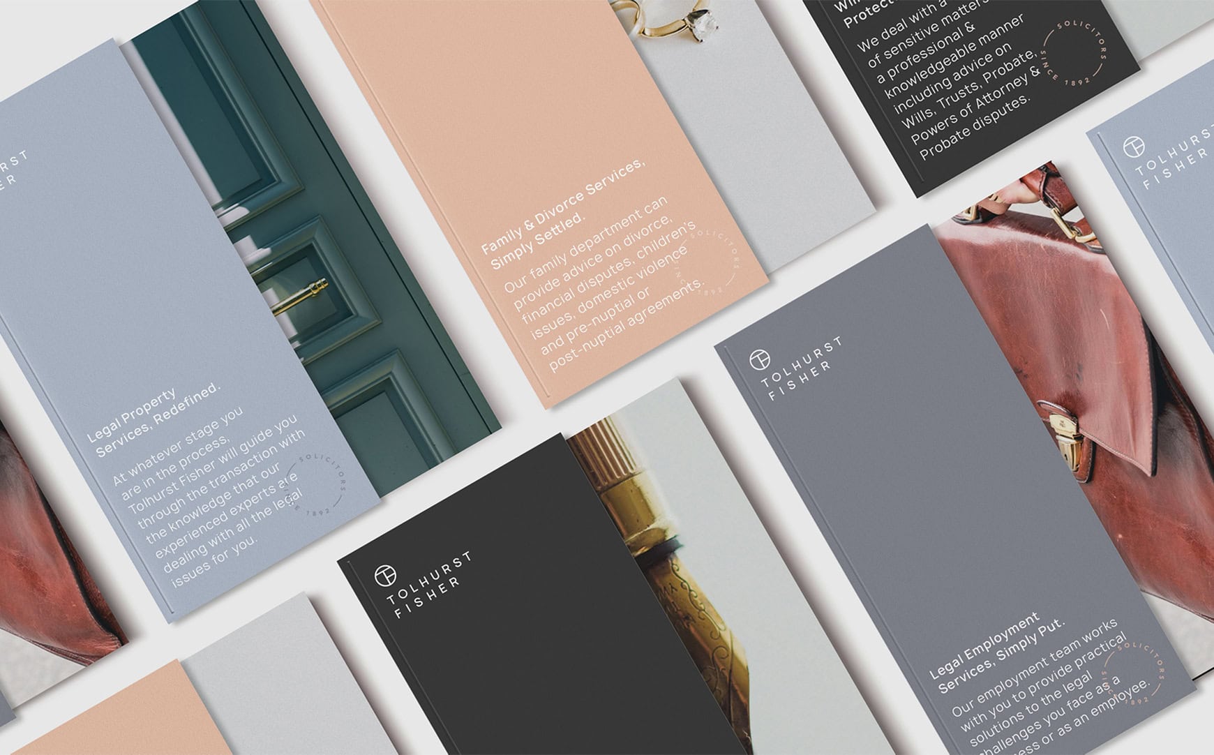 Tolhurst Fisher Brochure Covers