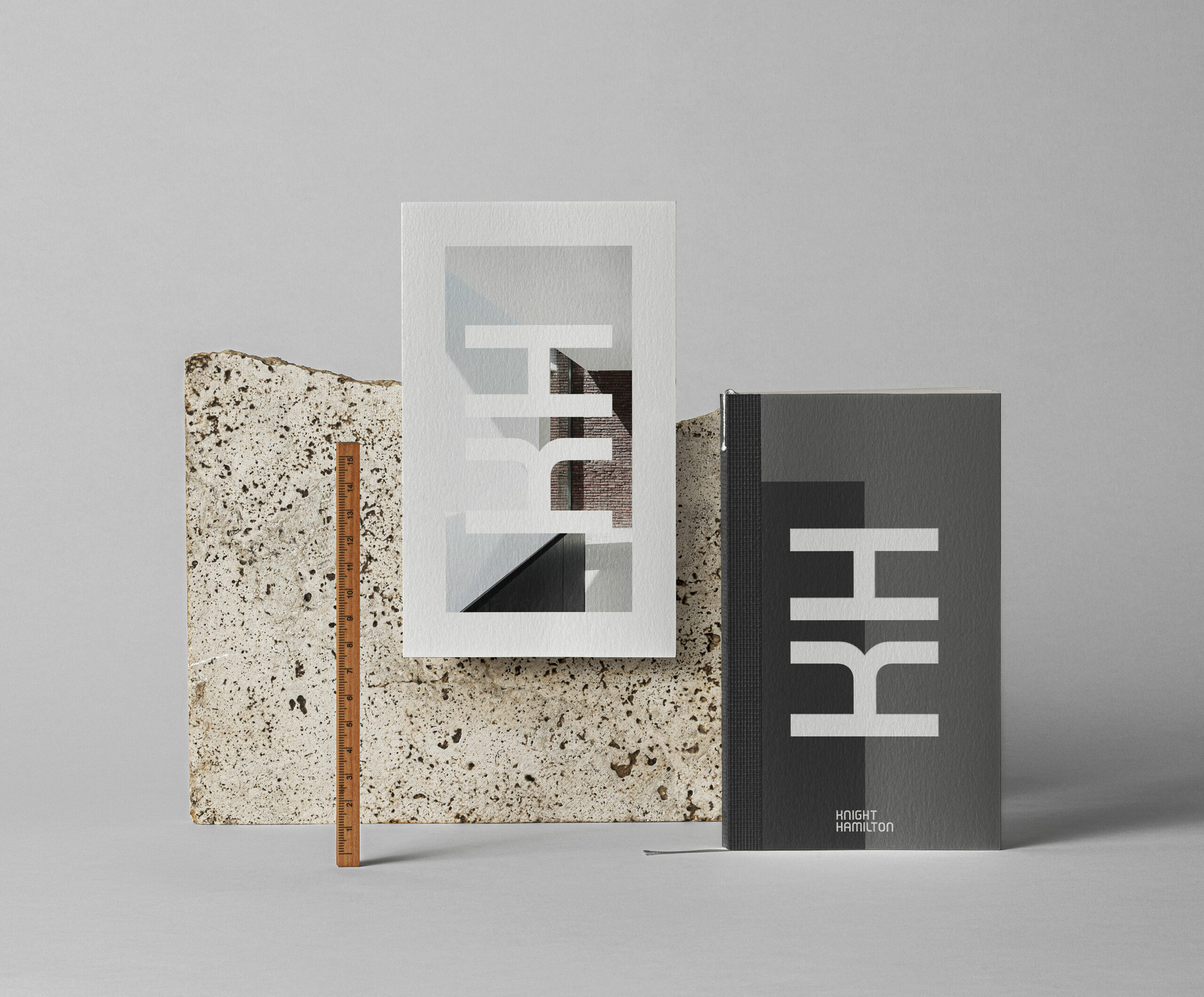 Property Investments Printed Brochure Brand Identity Notebook Stationery
