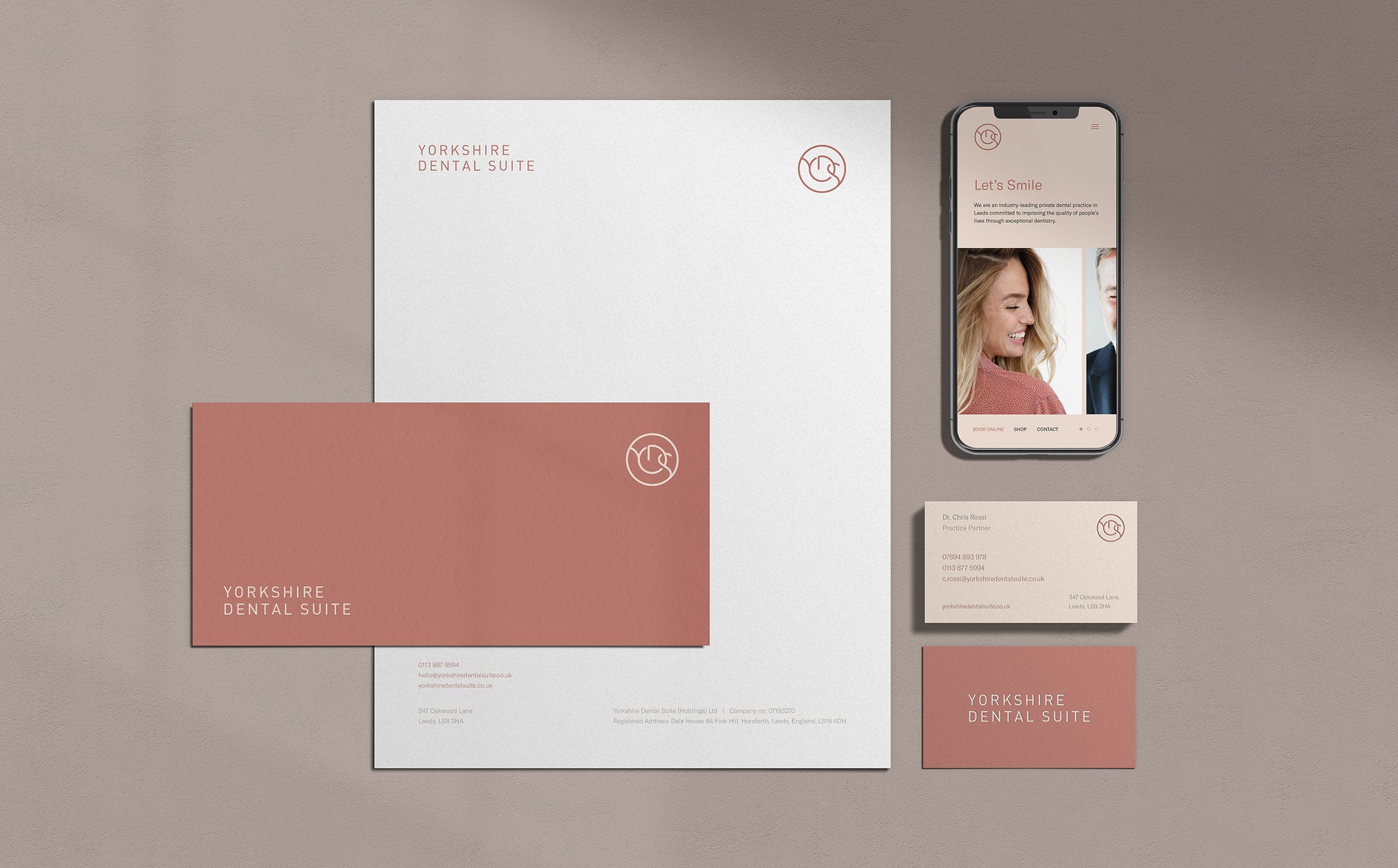 Dentist Brand Identity Stationery Suite